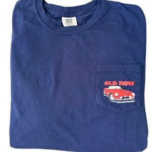 Old Row Men's Navy Short Sleeve Pocket T Legend Ferris Beuller’s Day Off Sz XLG